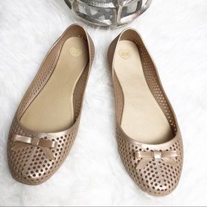 Mel by Melissa Perforated Jelly Ballet Flats 10